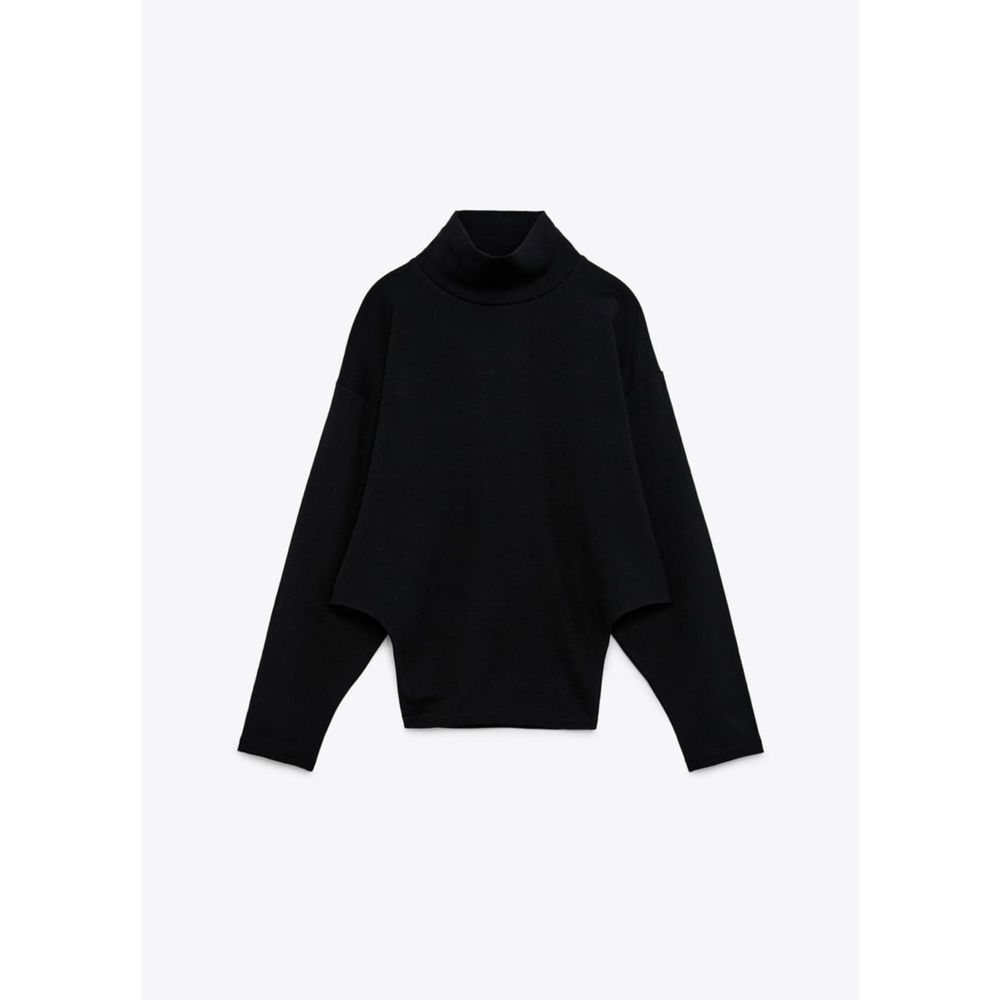 Zara Asymmetric Top Black Size M - Picture 4 of 6